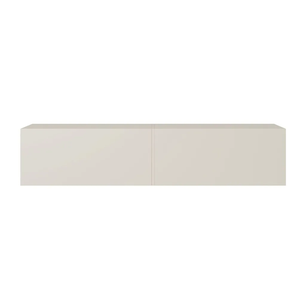 Selsey BISIRA Mobile TV 140 cm | Soluzione Salvaspazio Grigio Beige