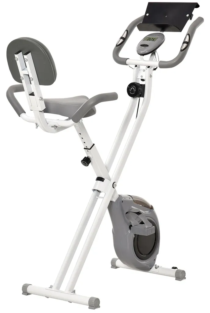 Vélo d'appartement silencieux pliable - Brûlez des calories sans encombrement
