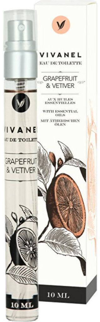 VIVANEL 8034 Grapefruit & Vetiver Taschenflakon Eau de Toilette, weiß (10 ml)