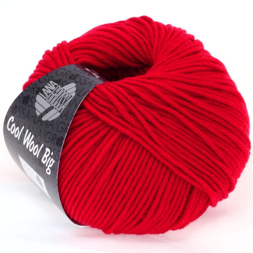 Lana Grossa - Cool Wool Big 0648 karminrot Produktbild 
