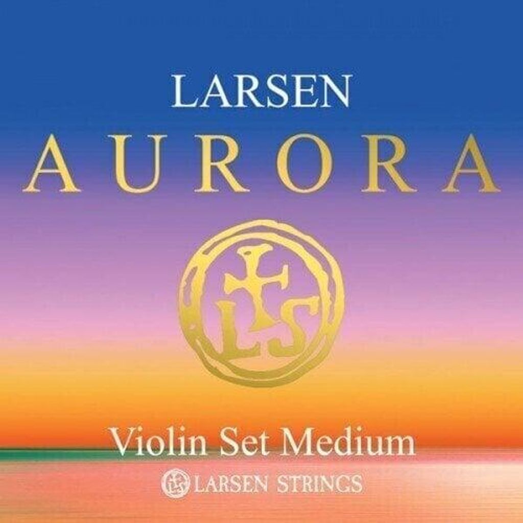 Larsen Aurora 4/4 SET, Silver D Ball End Saiten für Streichinstrumente