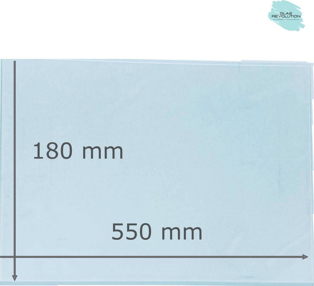 Glasplatte | Glasregal | Glasscheibe - satiniertes Glas - 4 mm Stärke - (144,35 EUR / qm - Mindestbfl. 0,25 qm - Kantenb 5,35 EUR / lfm.) - Viele ...