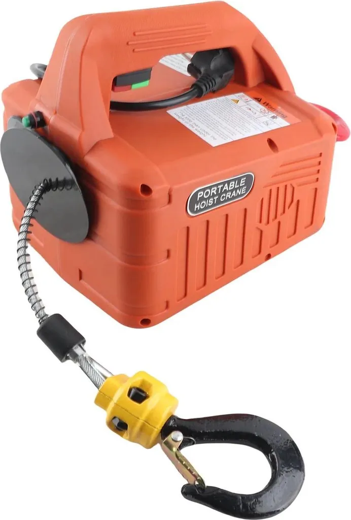 Palan manuel robuste avec câble en acier - Modèle portable version Europe - 11