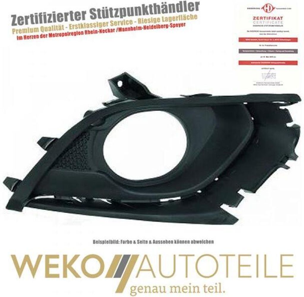 Lüftungsgitter Stoßstange links DIEDERICHS 1815047 für OPEL