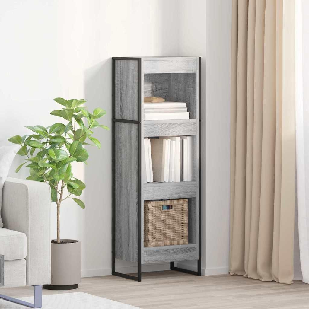 Maison Exclusive - Bücherregal Graues Sonoma 80 x 30 x 155 cm Holzwerkstoff
