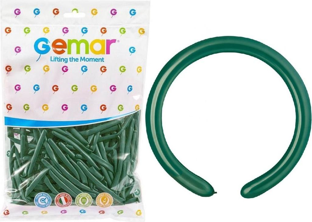 Palloncini D4 - Tubi italiani Verde smeraldo 104/100 s Immagine del prodotto 