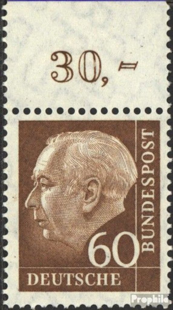 Briefmarken BRD (BR.Deutschland) 1958 Mi 262x OR Produktbild 