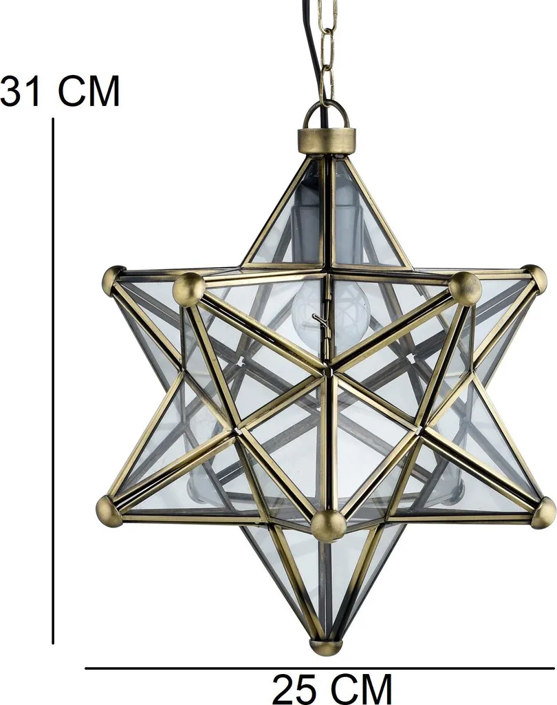 Suspension de table à manger Marrakech - Lustre de salle à manger 31cm