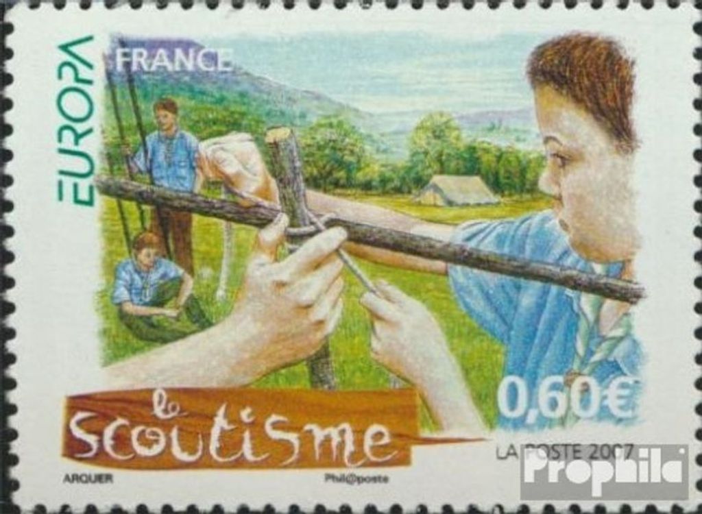 Briefmarken Frankreich 2007 Mi 4257 (kompl.Ausg.) postfrisch Europa: Pfadfinder