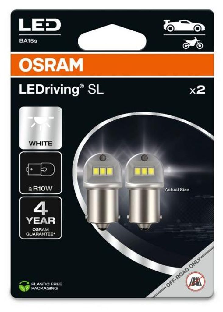 2 Ampoules LAMPE LED BLANC LEDriving SL R10W White 6000K Image du produit 
