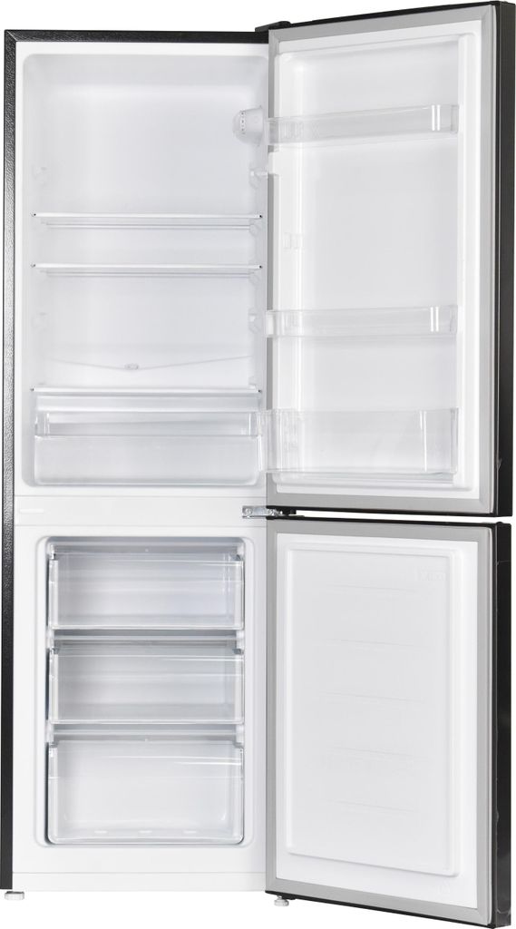 Kühlschrank Kühl Gefrierkombination Standgerät freistehend Schwarz Respekta