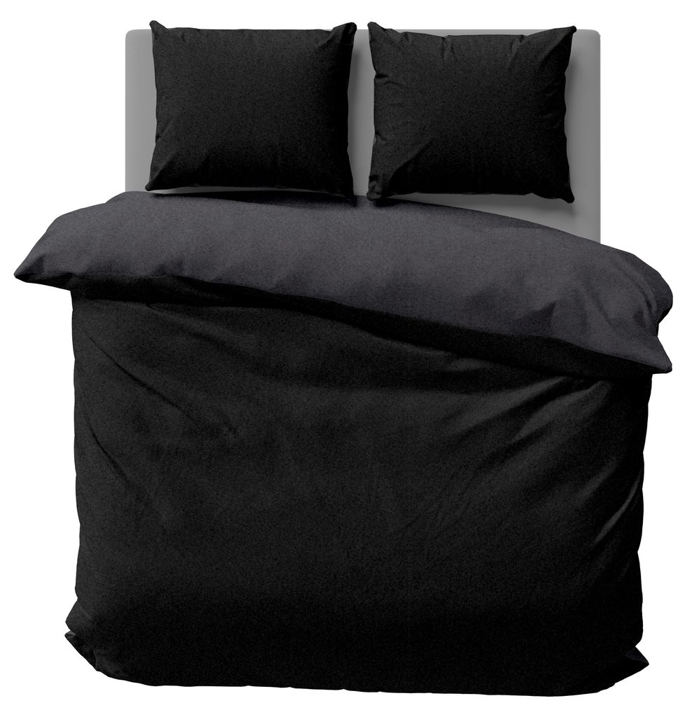 Winter Bettwäsche Doubleface Uni Wende kuschelig flauschig Produktbild 