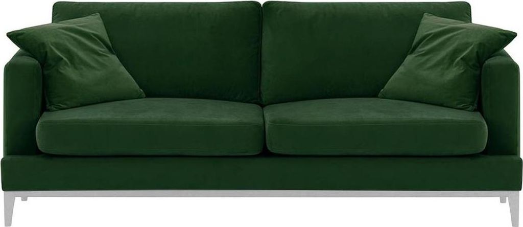 Dreisitzer-Sofa Covex Wood-Velluto 10-white