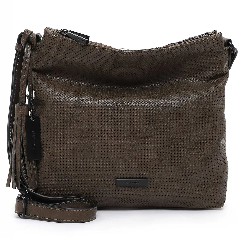 Sac Bandoulière Celly pour Femme : Petit Sac à Main Marron SURI FREY Mud