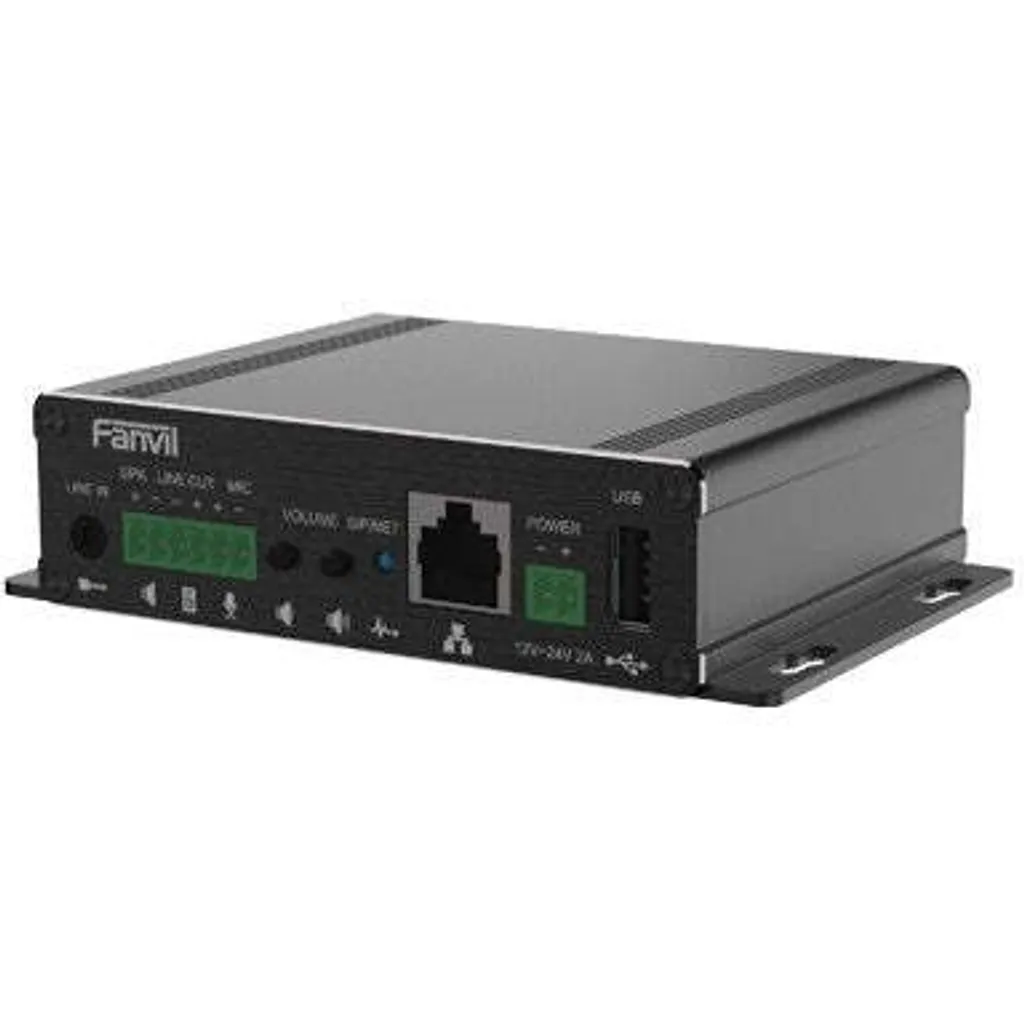 Fanvil PA3 Passerelle de radiomessagerie SIP Solution Audio IP Intégrée