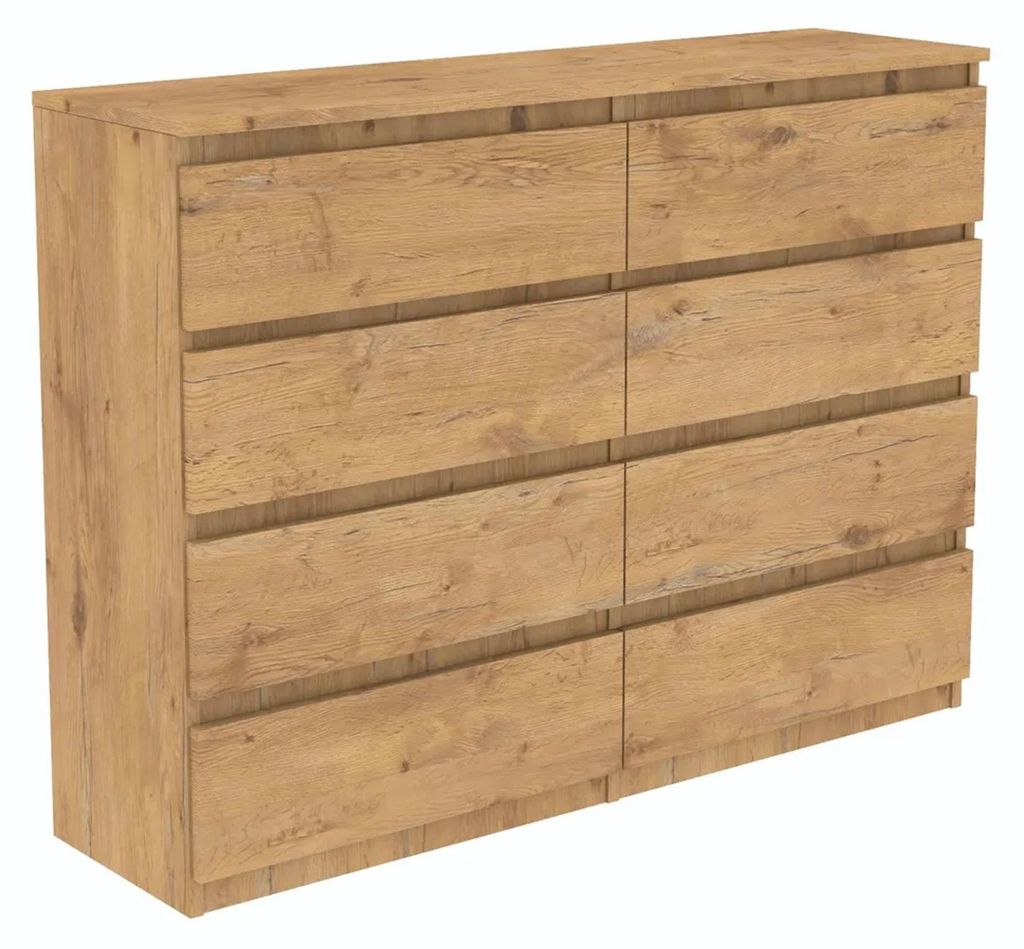 Kommode „LanceLot“ aus Eiche mit Schubladen, 120 cm, 8 Produktbild 