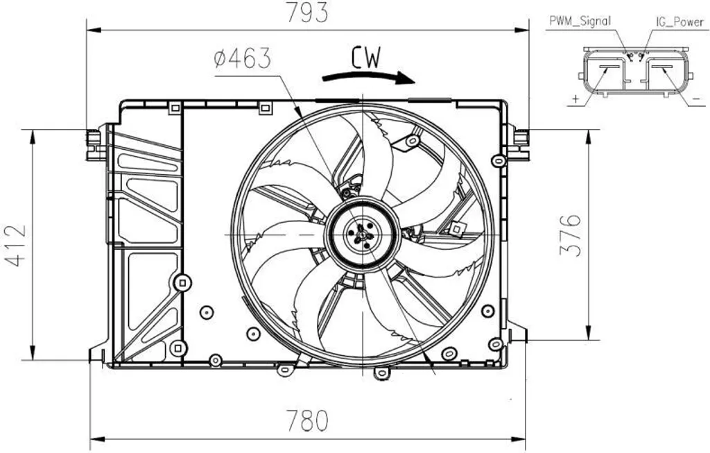 Solution anti-surchauffe : Ventilateur NRF 47932 pour RAV 4 et Lexus ES