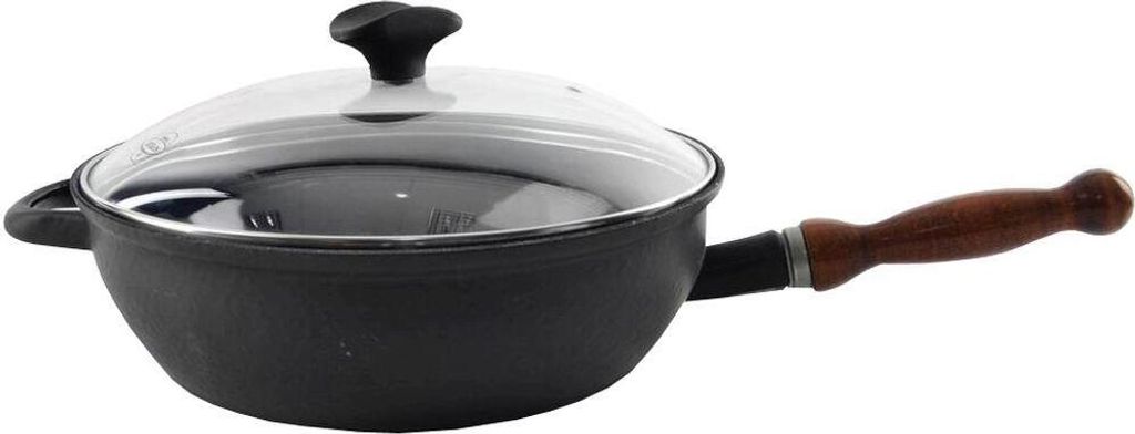 padella BSE 26cm+coperchio in vetro, con manico rimovibile Immagine del prodotto 