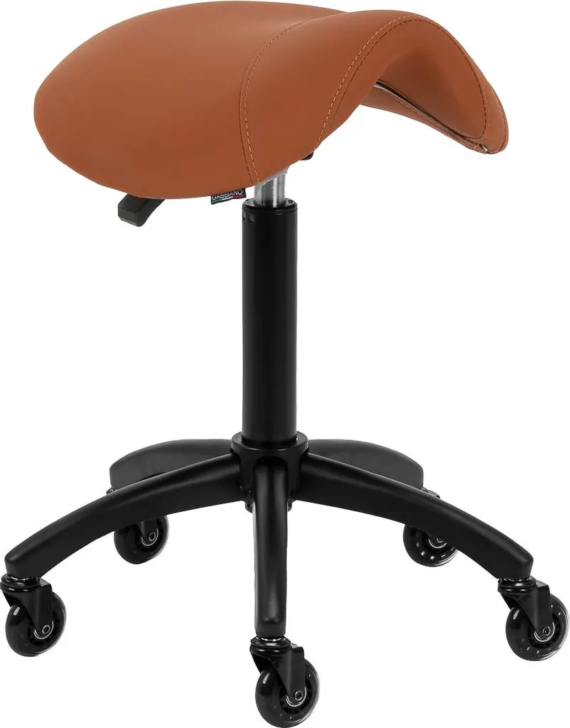 Sgabello Professionale Saddle One Marrone - Ergonomia Posturale Estetica