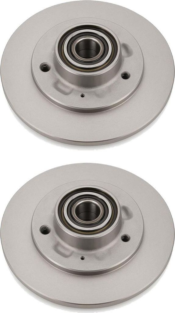 2 Bremsscheiben Hinterachse voll Ø 52 mm 11 mm VALEO für RENAULT VEL