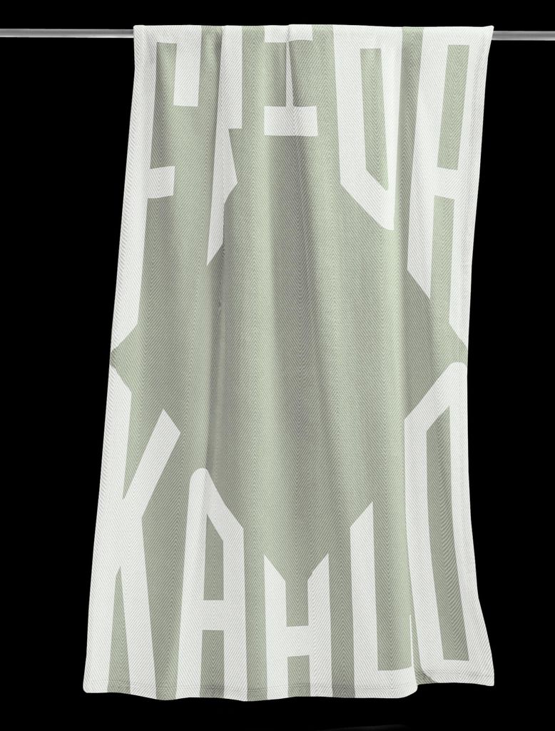 Irisette Kuscheldecke Digitaldruck Decken Muffle 8959 Farbe salbei 150 x 200 cm