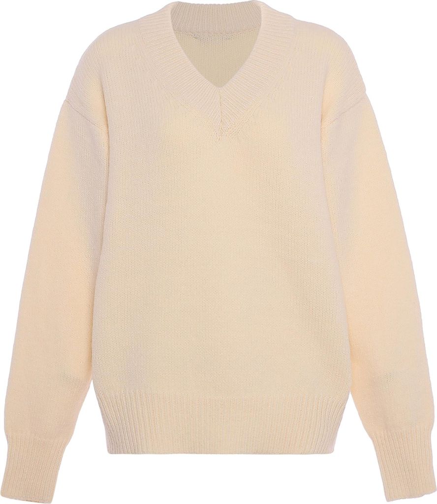 LIBBI damen pullover - wollweiss, XL/XXL