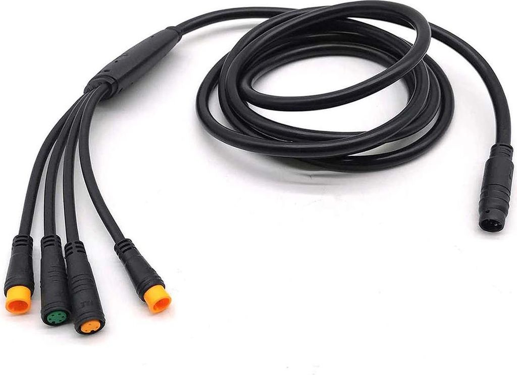 windmeile | Kabelbaum 1T4, Waterproof, Kabelverteiler, 60cm, Wiring Harness, E-Bike, Pedelec