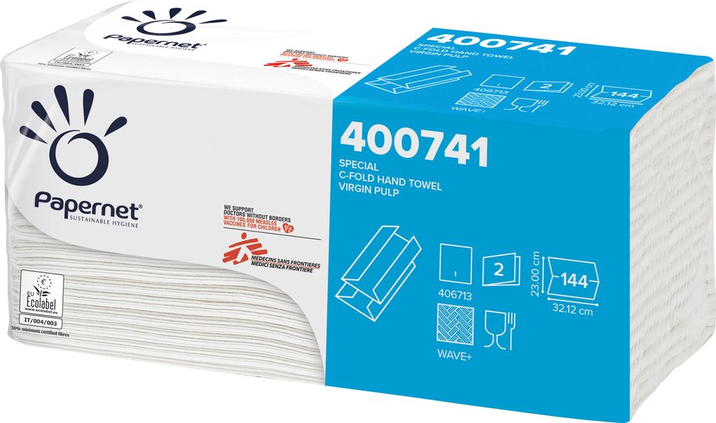 Papernet C-Falz, 2-lg Zellstoff, 23x32 c| Karton (20 Produktbild 