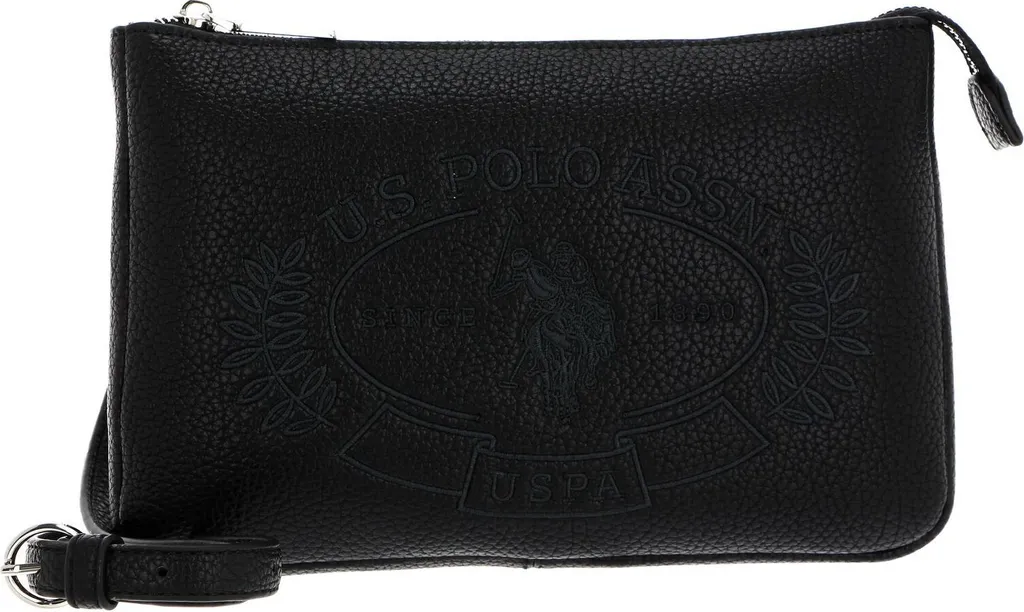 Sac Hailey Flat Crossbody Noir U.S. POLO ASSN. - Design fin et pratique