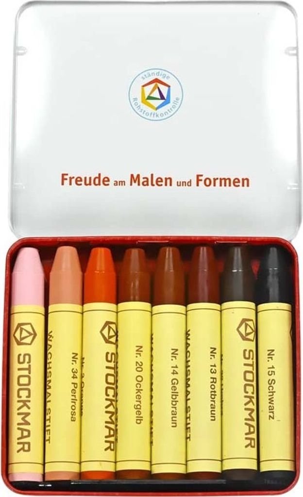 Stockmar Wachsmalstifte Farben der Welt - 8 Stück inklusive Produktbild 