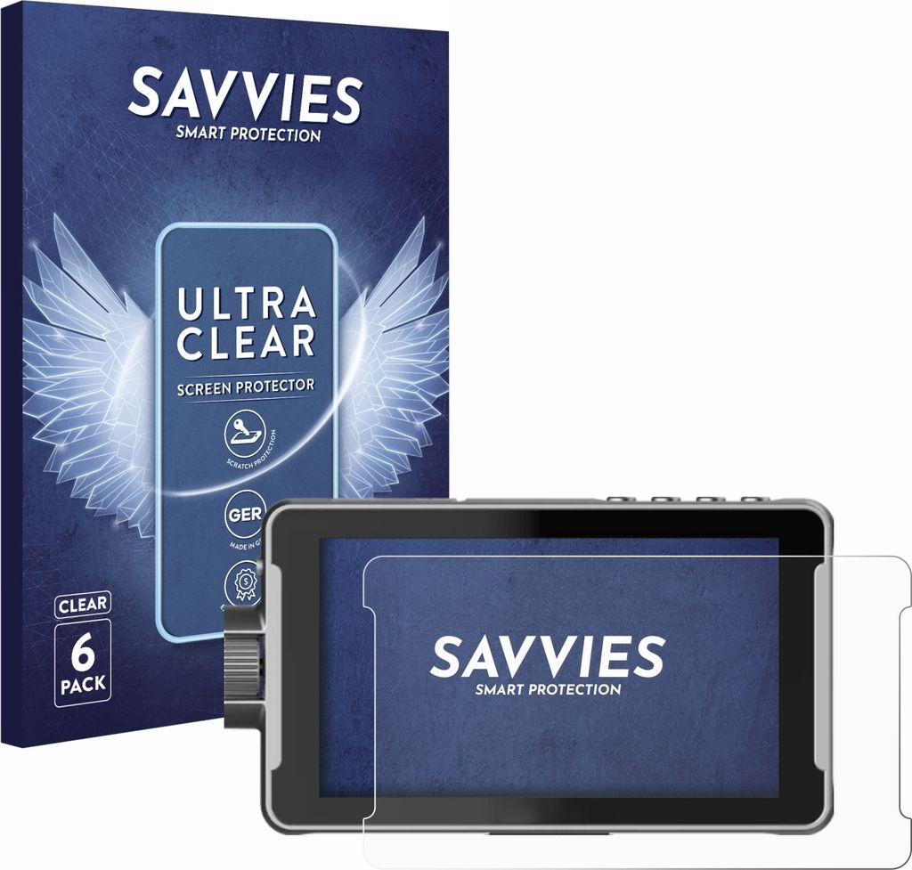 6x Für Viltrox DC-550 Pro Schutzfolie Savvies Displayschutz Display Schutz Folie Klar Transparent
