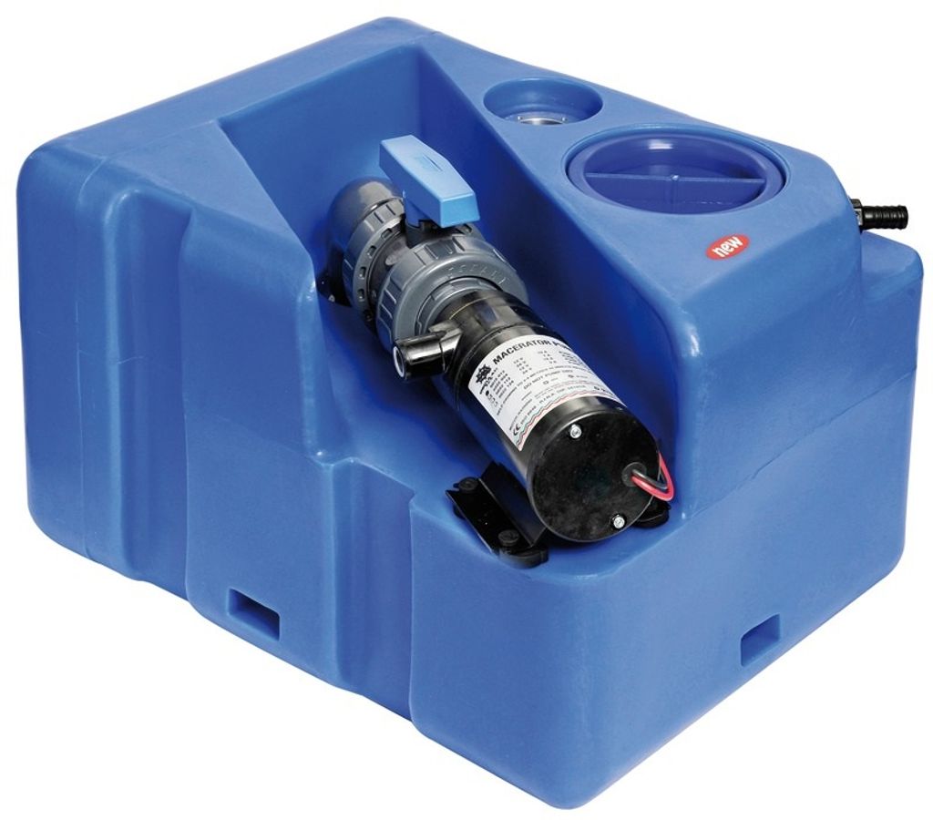 Réservoir d'eau sale avec broyeur horizontal 40 l 12 V , 1 Image du produit 