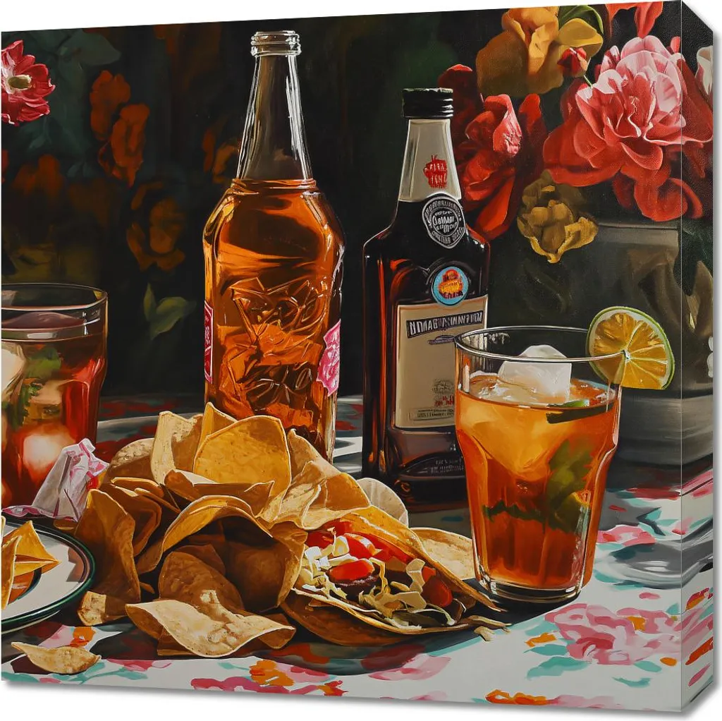 Vendita Quadro Sapori dal Messico 60x60cm - Tela Canvas Alta Definizione