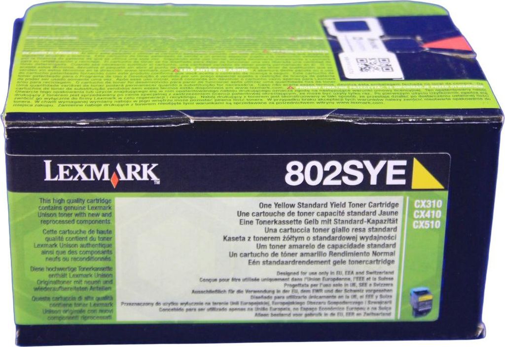 Lexmark 802SE Tonerkartusche 80C2SYE Gelb für Lexmark CX310/CX410/CX510