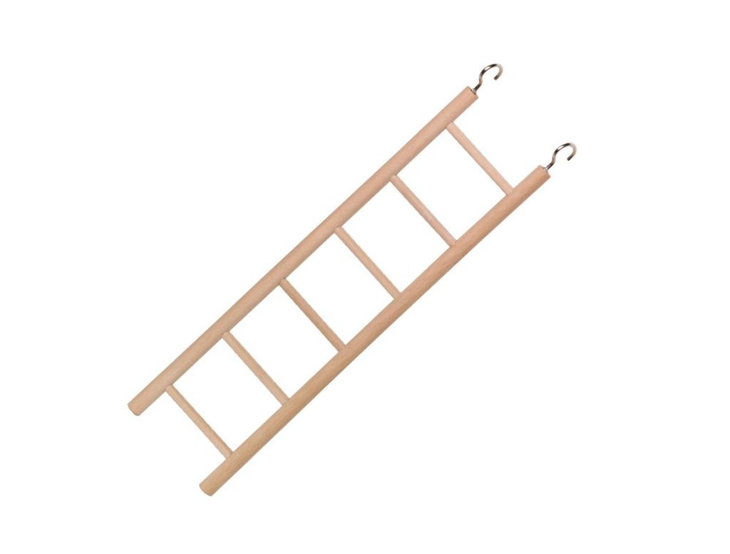Drevený rebrík Nobby s 6 priečkami, 26 x 7 cm Obrázok produktu 
