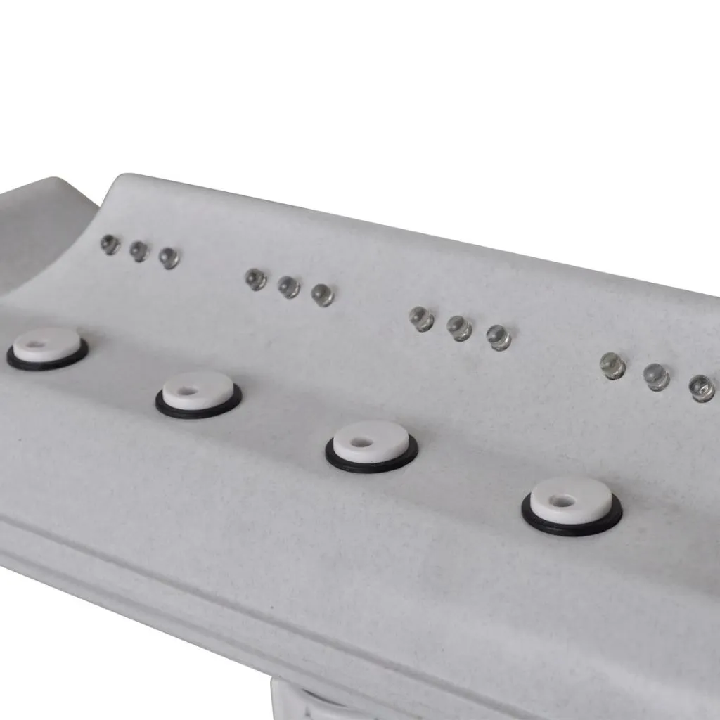 vidaXL Fontaine de Piscine Cascade avec LED Multicolore Design Courbé