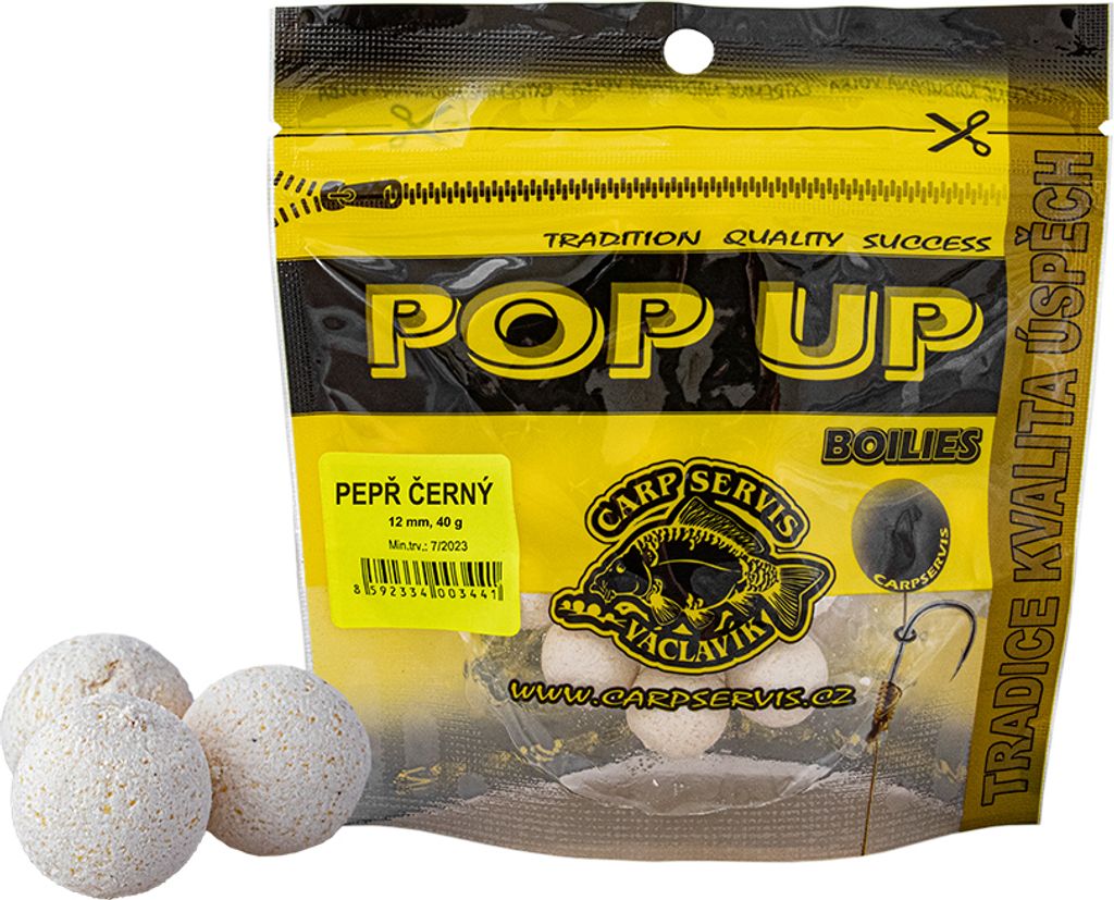 Karpfen Servis Vacclavik Pop Up Beutel 12mm 40g 5093
