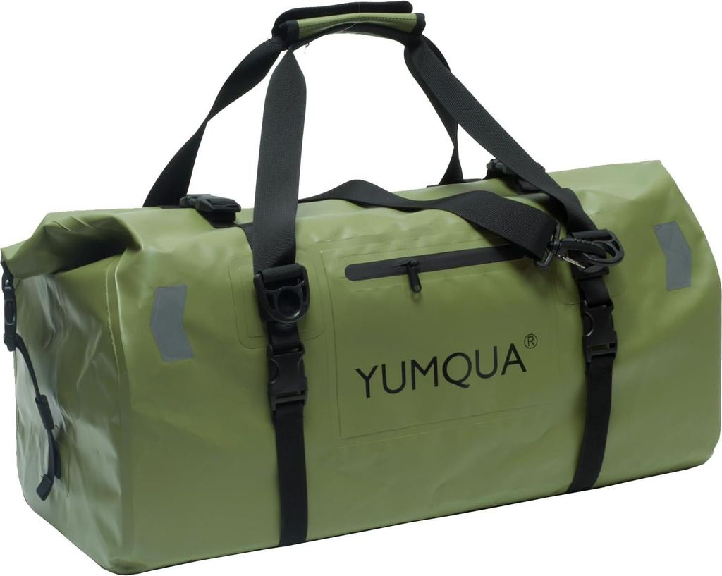 Wasserdichte Duffle Bag Reisetasche Rucksack Sporttasche Duffel Dry Bag Olivgrün 55L - Wasserdichte Plunjezak