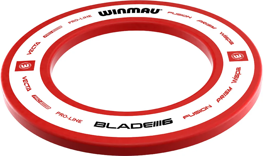 Contour de Cible de Fléchettes Winmau Pro-Line 2.0 Rouge pour Intérieur