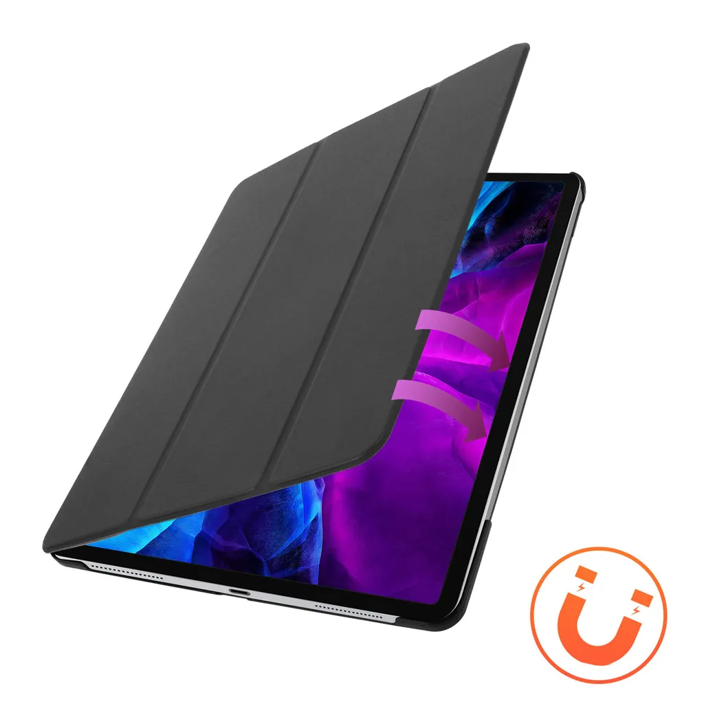 Verco Custodia Per IPad Pro 12.9" (2018) – Cover In Tessuto Con Supporto Integrato, Scomparti Per Carte E Clip Magnetica