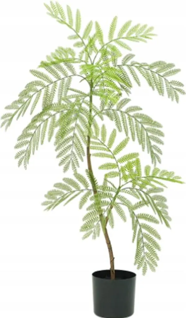Arbre Artificiel Jakaranda Mimoza 110 cm avec Pot Design pour Salon