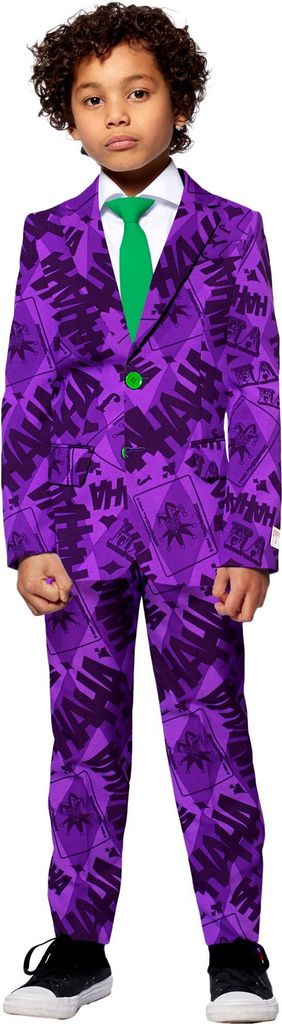 Boys The Joker Kostüm Anzug für Kinder - Halloween Kindergröße: 122-128