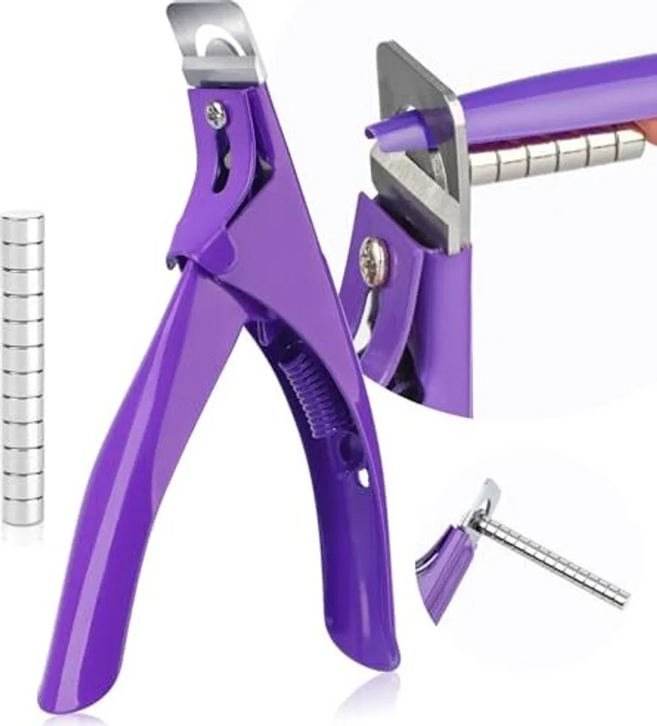 Saviland Tagliaunghie Professionale con 15 Magneti per Unghie Acriliche