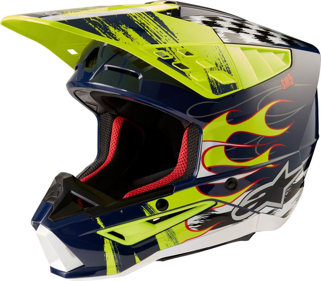 Alpinestars Motocross Helm Sm5 Rash Nv/ Größe: 2XL