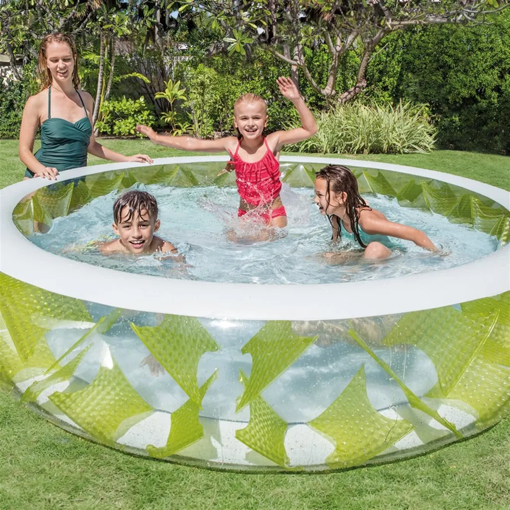 Piscine gonflable Pinwheel Intex 57182NP multicolore pour le jardin