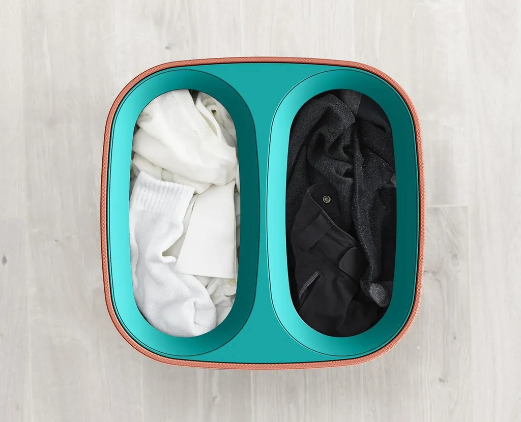 Dites adieu au désordre avec ce panier à linge 60L et sacs de transport