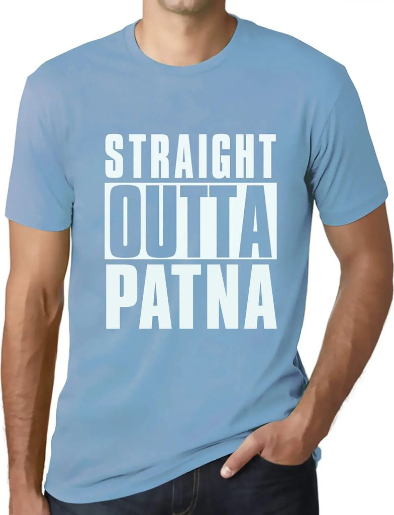 Herren Grafik T-Shirt Direkt aus Patna – Straight Outta Patna – Öko-Verantwortlich Vintage Jahrgang Kurzarm Lustige Druck Geburtstag Geschenk ...