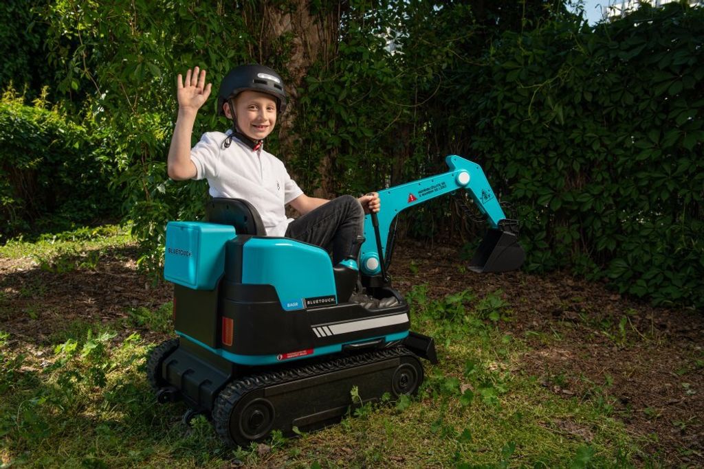 Dziecięca koparka elektryczna BLUETOUCH - niebieska Zdjęcie produktu 