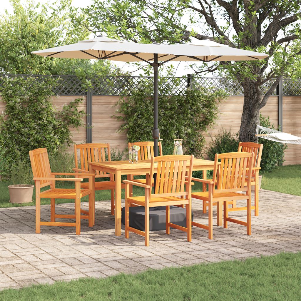 Desgin 5-tlg. Garten-Essgruppe Massivholz Akazie - Gartentische 3375678