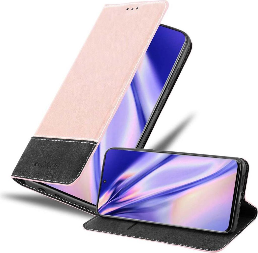 Cadorabo Hülle für Samsung Galaxy S20 ULTRA Schutzhülle in Rosa SHandyhülle Book Case Etui Kunstleder